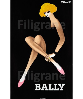 PUB CHAUSSURES BALLY Rhjn-POSTER/REPRODUCTION d1 AFFICHE VINTAGE soldes