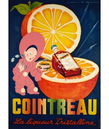 PUB COINTREAU LIQUEUR Rzmo-POSTER/REPRODUCTION d1 AFFICHE VINTAGE Les êtres humains sont 