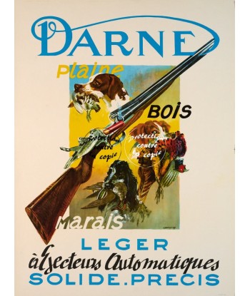 PUB DARNE ARME CHASSE Rfpss-POSTER/REPRODUCTION d1 AFFICHE VINTAGE soldes