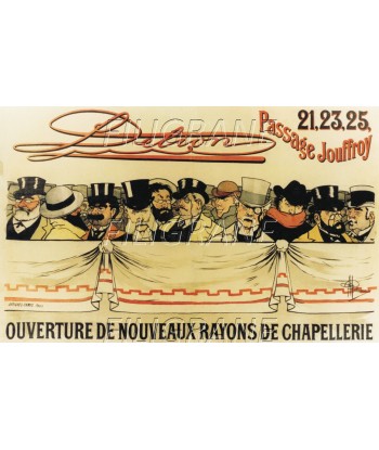 PUB DELION CHAPEAU Rzco-POSTER/REPRODUCTION d1 AFFICHE VINTAGE pas cher