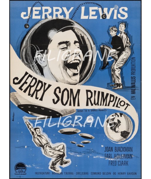 JERRY SOM RUMPILOT FILM Rpsk-POSTER/REPRODUCTION d1 AFFICHE VINTAGE Les êtres humains sont 