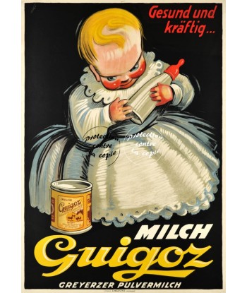 PUB GUIGOZ MILCH Rfchd-POSTER/REPRODUCTION d1 AFFICHE VINTAGE soldes