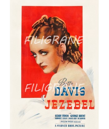 JEZEBEL FILM BETTE DAVIS Rhjp-POSTER/REPRODUCTION d1 AFFICHE VINTAGE Amélioration de cerveau avec