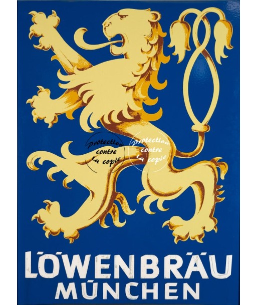 PUB LÖWENBRÄU MUNCHEN Rfdhi-POSTER/REPRODUCTION d1 AFFICHE VINTAGE En savoir plus