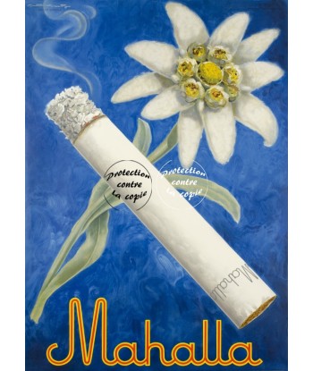 PUB MAHALLA CIGARETTES Retm-POSTER/REPRODUCTION d1 AFFICHE VINTAGE s'inspire de l'anatomie humaine