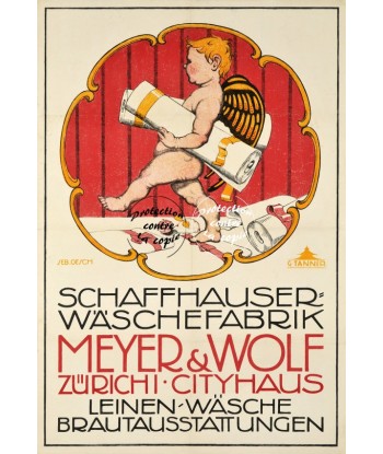 PUB MEYER WOLF ZURICH Rrlw-POSTER/REPRODUCTION d1 AFFICHE VINTAGE sur le site 