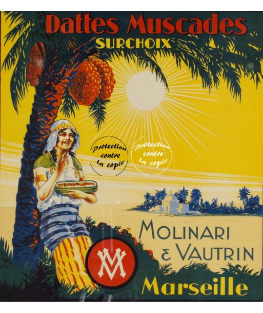 PUB MOLINARI VAUTRIN DATTES Rfihz-POSTER/REPRODUCTION d1 AFFICHE VINTAGE votre restaurant rapide dans 