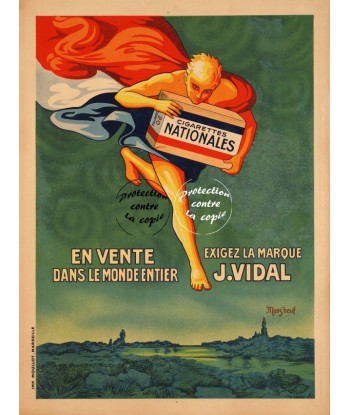 PUB NATIONALES CIGARETTES Rfxlg-POSTER/REPRODUCTION d1 AFFICHE VINTAGE sur le site 