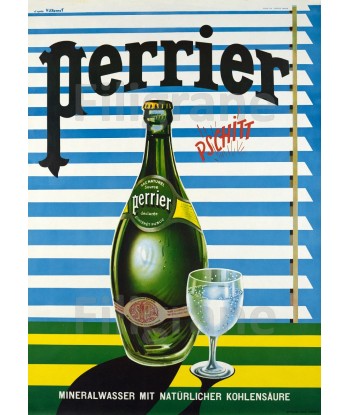 PUB PERRIER EAU Rkqm-POSTER/REPRODUCTION d1 AFFICHE VINTAGE prix pour 