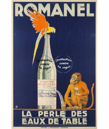 PUB ROMANEL EAU Rfbtm-POSTER/REPRODUCTION d1 AFFICHE VINTAGE pour bénéficier 