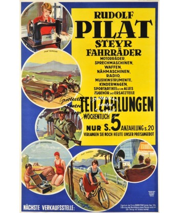 SPECTACLE Rudolf PILAT Rele-POSTER/REPRODUCTION d1 AFFICHE VINTAGE votre restaurant rapide dans 