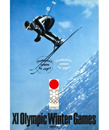 SPORT OLYMPIC GAMES SAPPORO 1972 Rujl-POSTER/REPRODUCTION d1 AFFICHE VINTAGE destockage