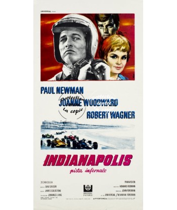 SPORT Paul NEWMAN INDIANAPOLIS Refa-POSTER/REPRODUCTION d1 AFFICHE VINTAGE livraison gratuite