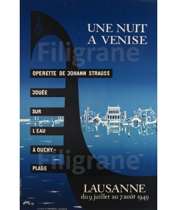 UNE NUIT A VENISE OPERA Rlvs-POSTER/REPRODUCTION d1 AFFICHE VINTAGE du meilleur 