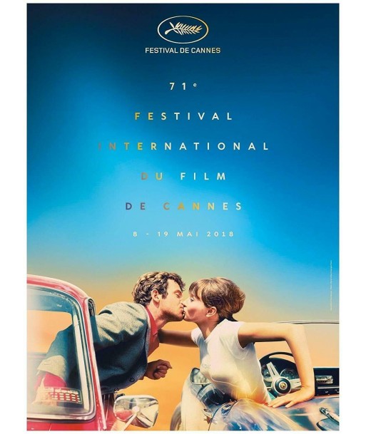 Festival de Cannes 2018 BELMONDO/Anna KARINA - Belle Affiche Officielle Originale 60x80cm Neuve shop