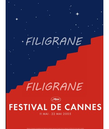 Festival de Cannes 2005 - Belle Affiche Officielle Originale 60x80cm Etat Neuf solde