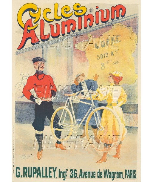 ALUMINIUM VéLO/CYCLES Rqln-POSTER/REPRODUCTION d1 AFFICHE VINTAGE du meilleur 