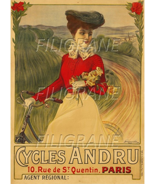 ANDRU VéLO/CYCLES Rjbv-POSTER/REPRODUCTION d1 AFFICHE VINTAGE Comment ça marche