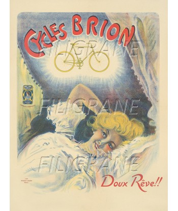 BRION VéLO/CYCLES Rbtz-POSTER/REPRODUCTION d1 AFFICHE VINTAGE store