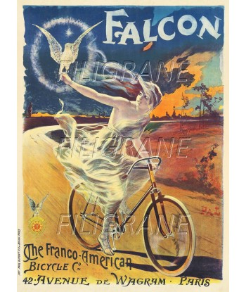 FALCON VéLO/CYCLES Rqdf-POSTER/REPRODUCTION d1 AFFICHE VINTAGE Faites des économies