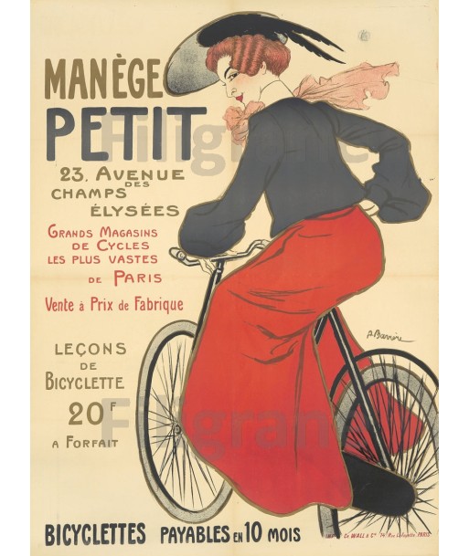 MANèGE PETIT VéLO/CYCLES Rvet-POSTER/REPRODUCTION d1 AFFICHE VINTAGE Comparez et commandez 