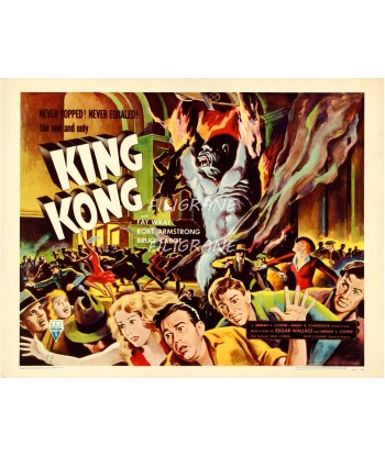 KING KONG FILM Rcns-POSTER/REPRODUCTION d1 AFFICHE VINTAGE s'inspire de l'anatomie humaine