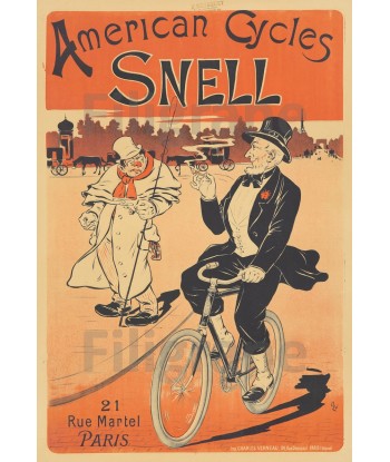 SNELL VéLO/CYCLES Rcbq-POSTER/REPRODUCTION d1 AFFICHE VINTAGE pas cheres