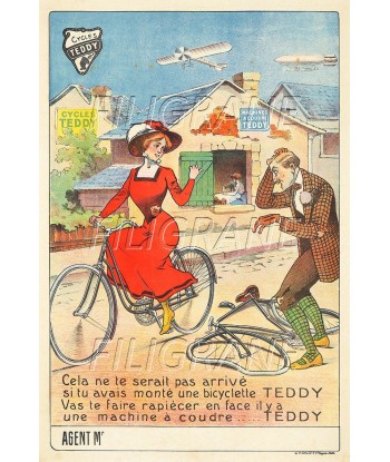 TEDDY VéLO/CYCLES Rqha-POSTER/REPRODUCTION d1 AFFICHE VINTAGE Comparez plus de prix