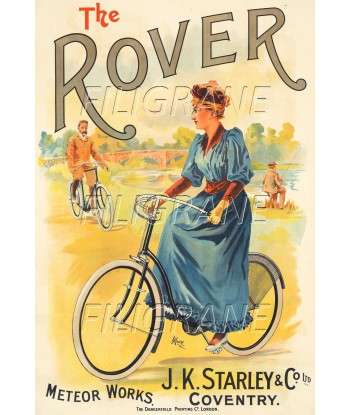 THE ROVER VéLO/CYCLES Rbtb-POSTER/REPRODUCTION d1 AFFICHE VINTAGE En savoir plus