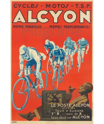 VéLO/CYCLES ALCYON Rf191-POSTER/REPRODUCTION d1 AFFICHE VINTAGE vente chaude votre 