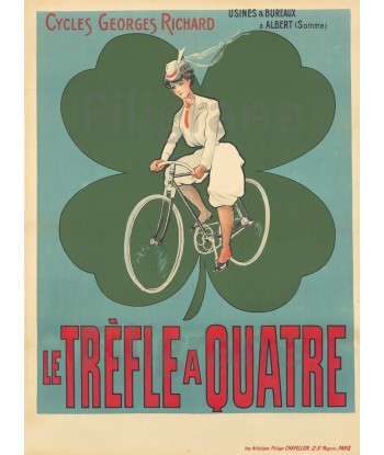 VéLO TrèFLE a QUATRE Rf97-POSTER/REPRODUCTION d1 AFFICHE VINTAGE ouvre sa boutique