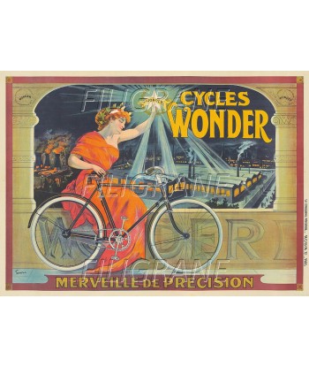 WONDER VéLO/CYCLES Rtam-POSTER/REPRODUCTION d1 AFFICHE VINTAGE le des métaux précieux