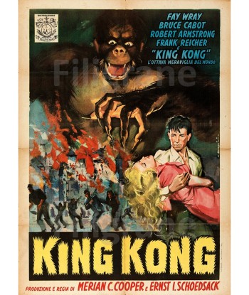 KING KONG FILM Rnoi-POSTER/REPRODUCTION d1 AFFICHE VINTAGE les ctes