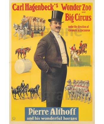 CIRQUE: Pierre ALTHOFF Réf210:POSTER/REPRODUCTION d1 AFFICHE VINTAGE Le MVP de beaucoup