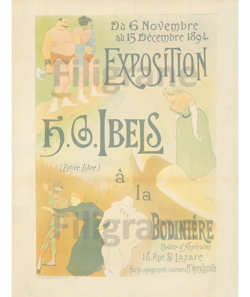 EXPO H. GIBELS 1894 Rf152-POSTER/REPRODUCTION d1 AFFICHE VINTAGE 50% de réduction en Octobre 2024