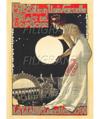 EXPO OPTIQUE PARIS 1900 Rsnv-POSTER/REPRODUCTION d1 AFFICHE VINTAGE la colonne vertébrale