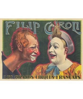 FILIP CAROLI CIRQUE Rf259-POSTER/REPRODUCTION d1 AFFICHE VINTAGE pas cher