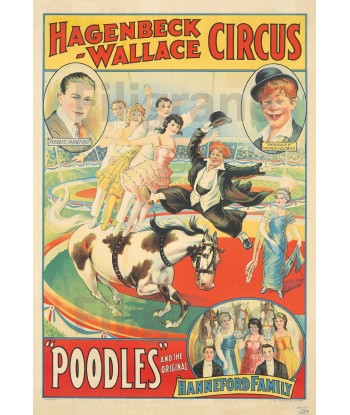 HANNEFORD FAMILY CIRQUE Rfgl-POSTER/REPRODUCTION d1 AFFICHE VINTAGE pas cher 