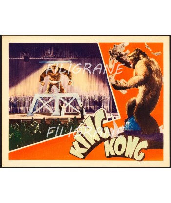 KING KONG FILM Rwrg-POSTER/REPRODUCTION d1 AFFICHE VINTAGE Véritable concentré