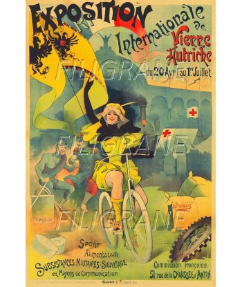 VIENNE AUTRICHE EXPO Rotn-POSTER/REPRODUCTION d1 AFFICHE VINTAGE france