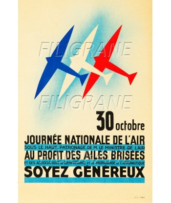 AVIATION AILES BRISéES Rarw-POSTER/REPRODUCTION d1 AFFICHE VINTAGE de la marque