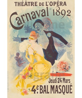 BAL CARNAVAL 1892 Ruzs-POSTER/REPRODUCTION d1 AFFICHE VINTAGE shop