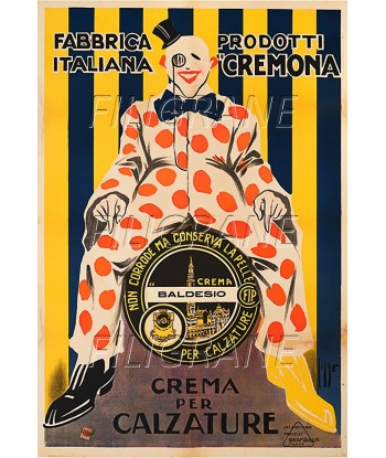 BALDESIO CREMA CALZATURE Rgir-POSTER/REPRODUCTION d1 AFFICHE VINTAGE offre 