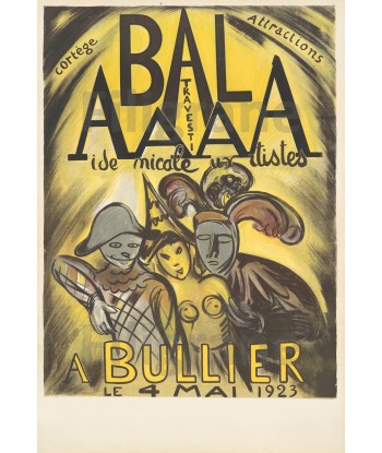 BALL AAAA BULLIER 1923 Ratk-POSTER/REPRODUCTION d1 AFFICHE VINTAGE Comparez plus de prix