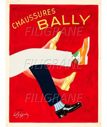 BALLY CHAUSSURES Rwmz-POSTER/REPRODUCTION d1 AFFICHE VINTAGE livraison et retour toujours gratuits