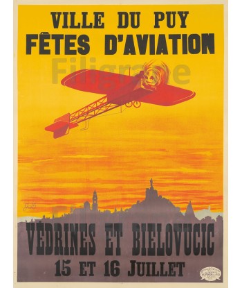 LE PUY AVIATION Racw-POSTER/REPRODUCTION d1 AFFICHE VINTAGE 2024