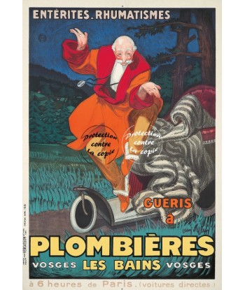 PLOMBIèRES les BAINS Rf75-POSTER/REPRODUCTION d1 AFFICHE VINTAGE france