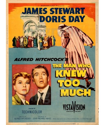 KNEW too MUCH FILM Rbaf-POSTER/REPRODUCTION d1 AFFICHE VINTAGE acheter en ligne