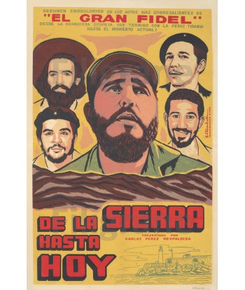 DE LA SIERA HASTA HOY FILM Rz-POSTER/REPRODUCTION d1 AFFICHE VINTAGE pour bénéficier 