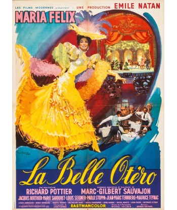 LA BELLE OTERO FILM Rjid-POSTER/REPRODUCTION d1 AFFICHE VINTAGE Le MVP de beaucoup